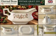Johnson Brothers Eternal Beau Sauciere Sauciere Made England 1980er Weihnachten