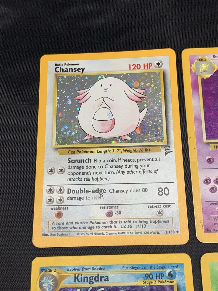 Vintage Holo Rare Pokemon Card Lot WOTC Era Only - Base Set 2, Fossil, Jungle - Image 2 of 4