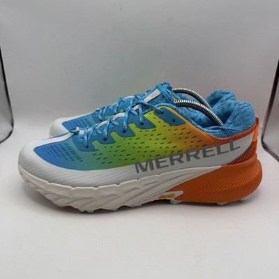 Merrell Agility Peak 5 Multi-Color Mens 9.5 Trail Running Shoes Vibram Grip New