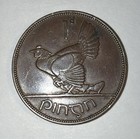 1935 Ireland Penny Harp KM# 3 Bronze Shipped W/o Tracking — photo 2