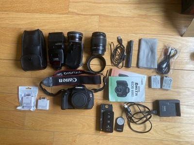 Canon Rebel T3i DSLR Camera 18-55mm used in original box