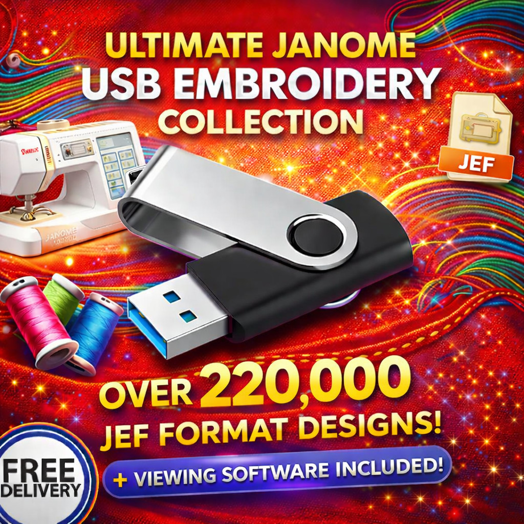 Usb Design Collection + Viewer Jef 220,000!