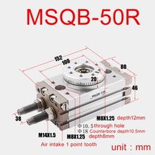 For SMC series: MSQB-50R Pneumatic Rotary Cylinder