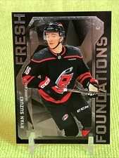 Ryan Suzuki RC 2025-26 Metal Universe #FF-29 FRESH FOUNDATIONS - Hurricanes