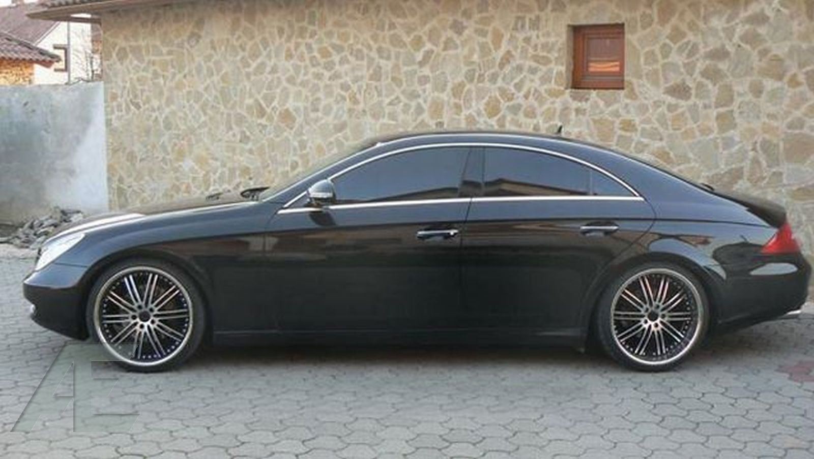 20-inch GTX23 Wheels Fits Bentley GT 2003-2011 Black Machine 5x112 Lugs