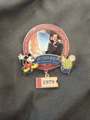 WDW Pin 35 Magical Milestones - 1979 - 100 Millionth Guest, NO BACK/CARD