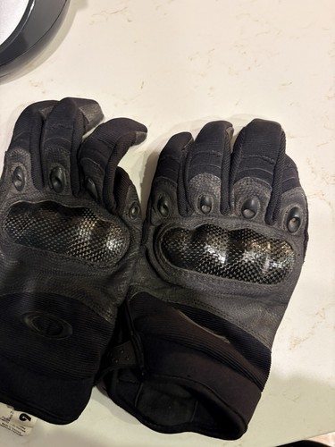 Oakley SI Assault Factory Pilot Tactical Gloves Black Size XL Old Gen Leather