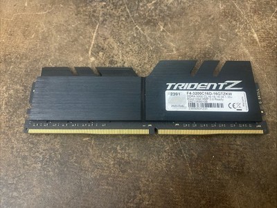 G.SKILL Trident Z  (1x8GB) DDR4 3200MHz RAM - F4-3200C16D-16GTZKW