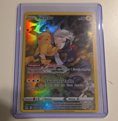 Pokémon TCG Pikachu Trainer Gallery TG05/TG30 Deutsch Holo Silver Tempest