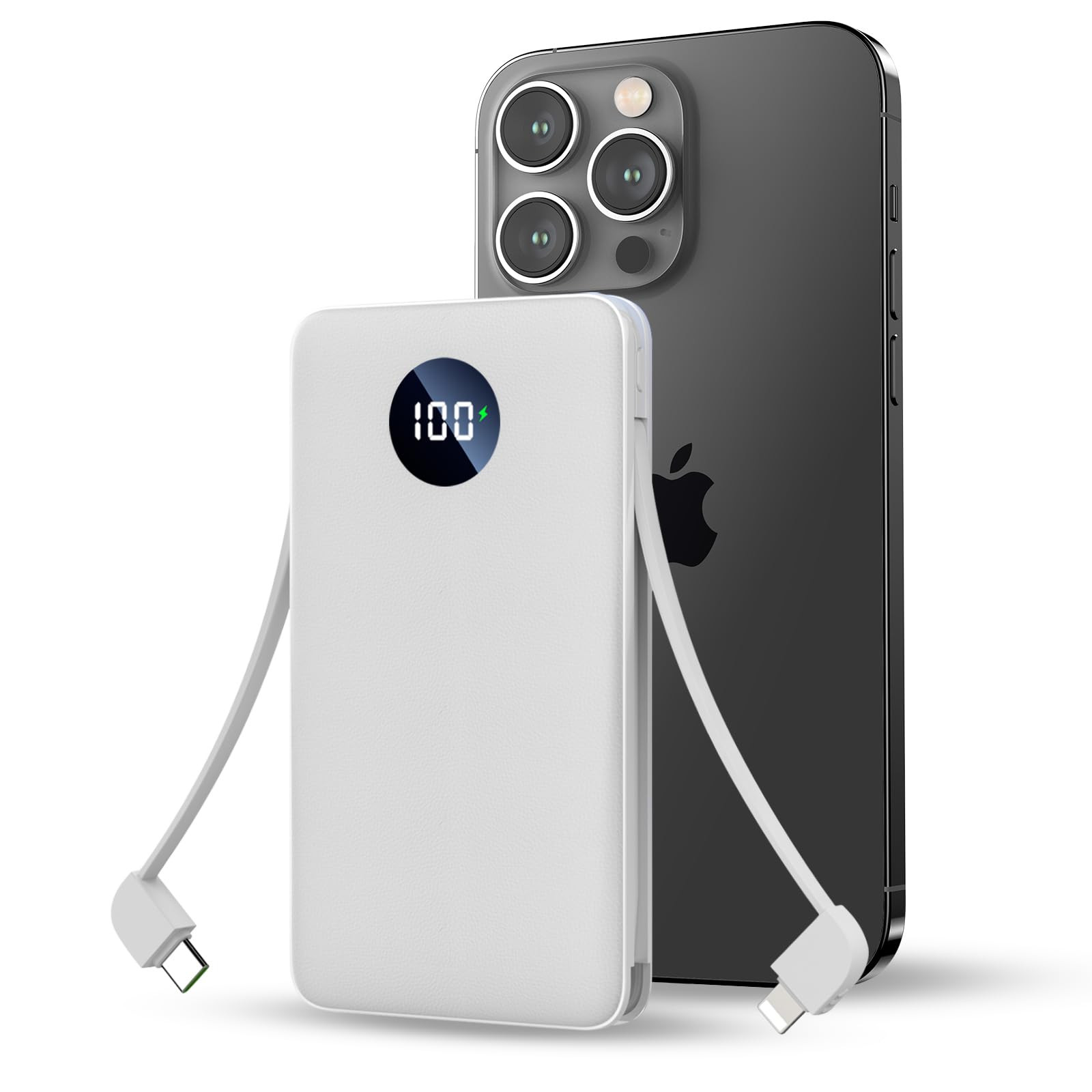 VIMYMTO Portable charger12000mAh External Battery Packs,Ultra Slim Small Powe...