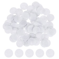 300Pcs Round Felt Circles 15mm 0.59 Inch Non-Woven Felt Fabric Circle White