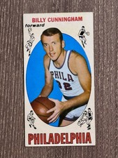 1969-70 Topps Basketball Billy Cunningham #40 Vintage 76ers ROOKIE CARD RC HOF. rookie card picture