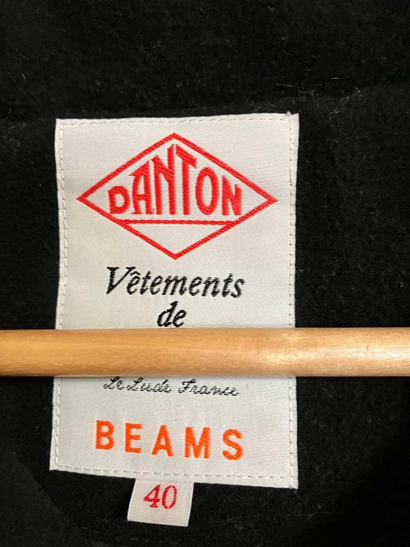 DANTON Black Down Jacket Beam Collaboration Men's… - image 3