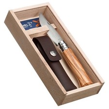 Opinel Coltello Virobloc inox n. 8 Ulivo Fodero Opinel