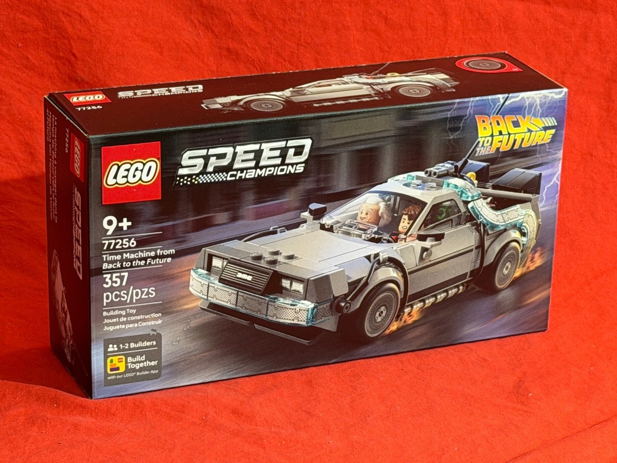 LEGO Speed Champions 77256 Time Machine Delorean From Back To The