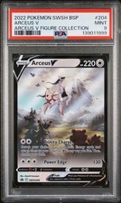 PSA 9 ARCEUS V SWSH204 BLACK STAR PROMO FIGURE COLLECTION SWORD & SHIELD POKEMON
