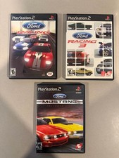 Ford Racing PS2 Lot 2 3 Mustang Legend Lives CIB Black Label Tested