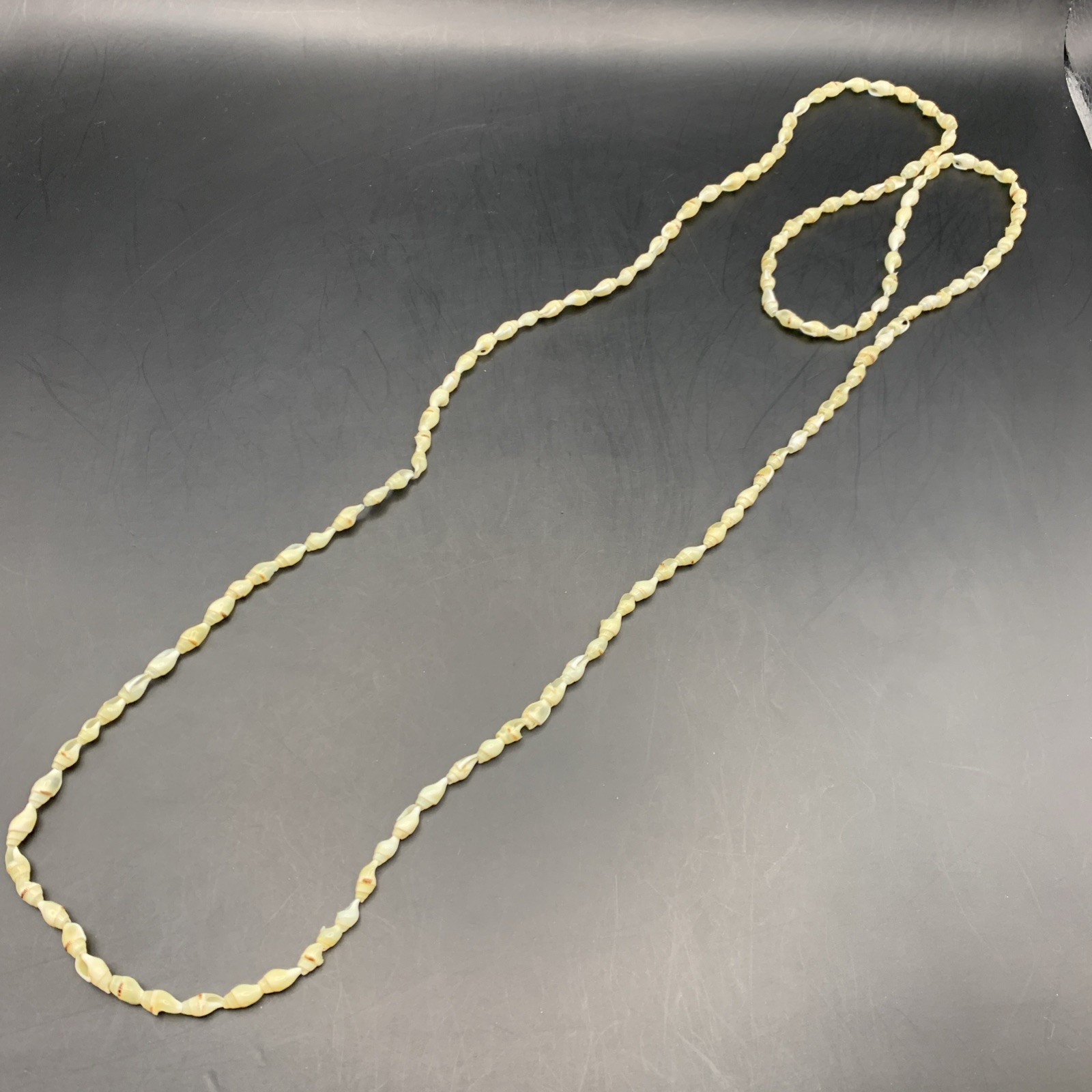 Long Tiny Seashell Necklace Small Shells Beaded M… - image 6