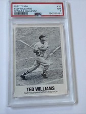1977 TCMA RENATA GALASSO #10 TED WILLIAMS GRADED PSA 7 NM POP 8