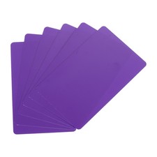 20 Pack 30 Mil Graphic Quality Purple Blank PVC Card for ID Badge Printer