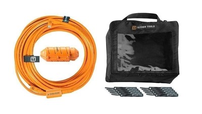Tether Tools TetherBoost Pro USB-C Right Angle Cable System 31 ft. (9.4m)...
