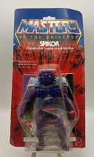 MOTU Vintage SPIKOR clear Masters of the Universe MOC Sealed UNPUNCHED He-Man