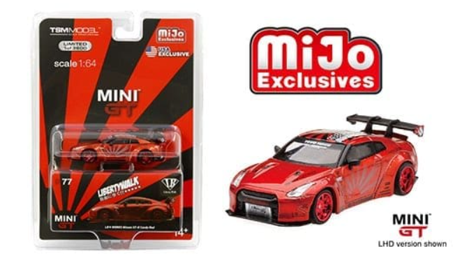Mini GT 1:64 GT NissanGT-R35 LIBERTYWALK LB Works MGT00077 Candy