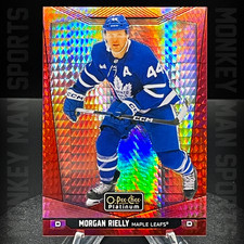 2024-25 OPC Platinum - Morgan Reilly #/199 - #150 RED PRISM LEAFS MINT
