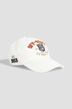 OFF-WHITE  Embroidered cotton-twill baseball ...