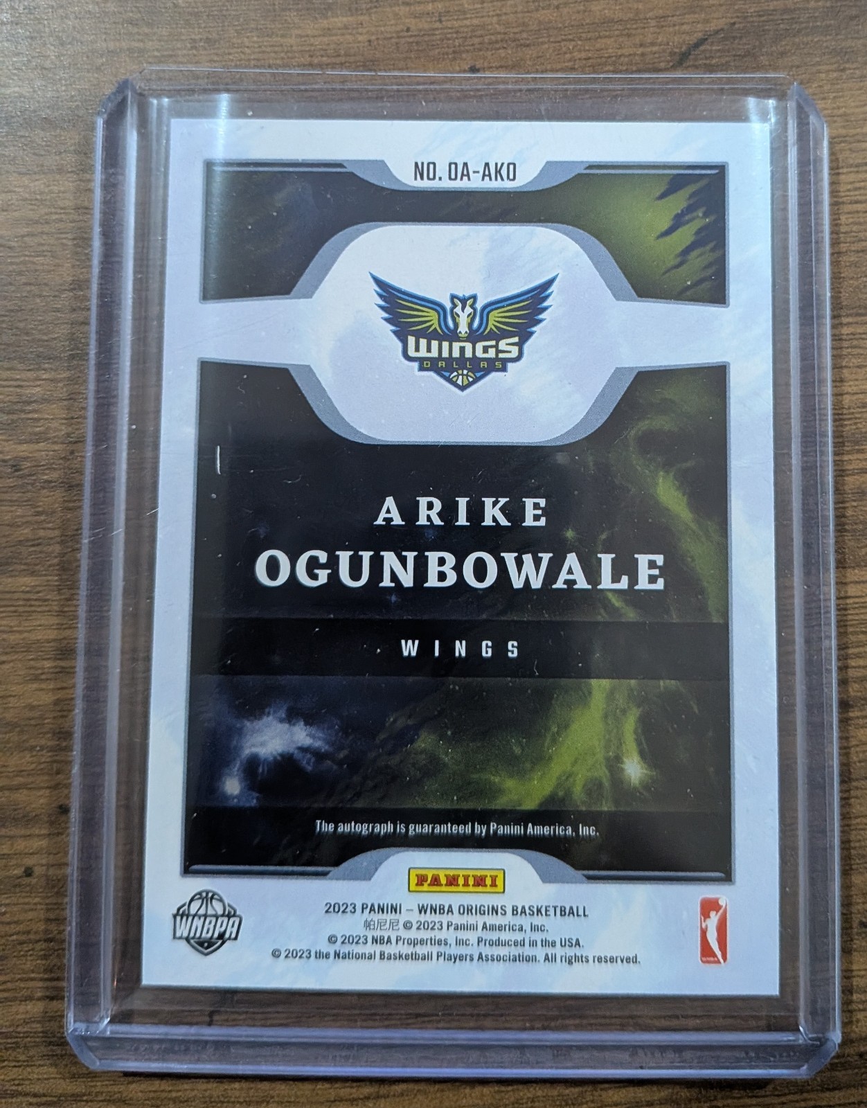 2023 Panini Origins WNBA - Origins Autographs Arike Ogunbowale #OA-AKO (AU)