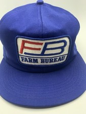 Vintage Farm Bureau Patch SnapBack K-Products Made In Usa Hat Cap