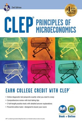 CLEP  Principles of Microeconomics Book + Online (CLEP Test Preparation)
