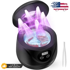 Ultrasonic UV Cleaner for Dentures, Retainer, Mouth Guard, Aligner,45kHz