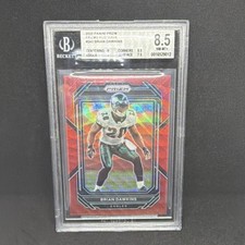 Panini 2022 Prizm Brian Dawkins Red Wave Prizm #243 /149 Eagles BGS 8.5