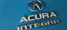 Acura Integra 1994-2001 Rear Hatch Trunk Emblem Chrome Oem 2-3dr Oem Used Set Acura Integra 1994-2001 Rear Hatch Trunk Emblem Chrome Oem 2-3dr Oem Used Set