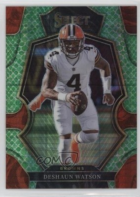 2022 Panini Select Premier Level Dragon Scale Prizm 24/89 Deshaun Watson 0su2