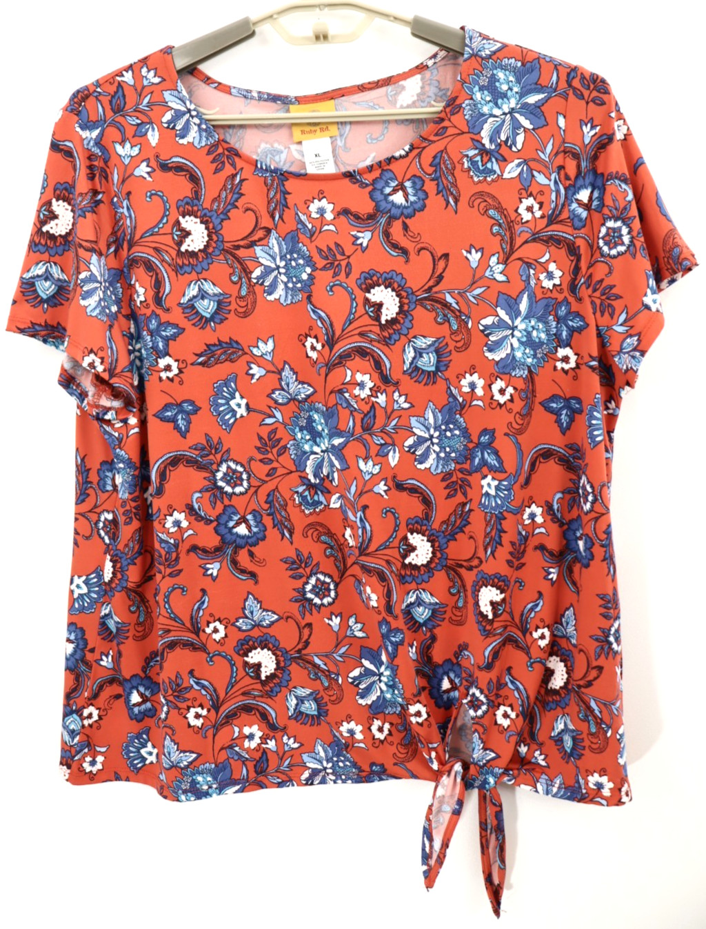 RUBY RD Women's Polyester Tunic Top Short Sleeve … - image 1