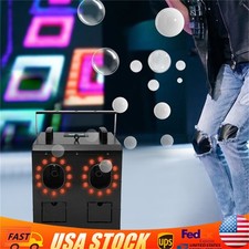 Smoke Fog Bubble Machine RGB LED Light Stage effect DJ Fogger Machine DMX Remote