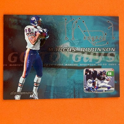 Marcus Robinson 2000 Skybox Dominion Go To Guys Insert #10 NFL Chicago Bears