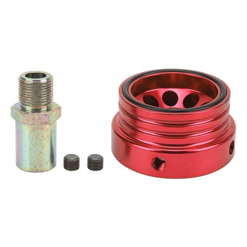 (Red)Professional Oil Filter Plate Oil Intermediate Plate Adapter Oil Filter - Picture 5 of 23
