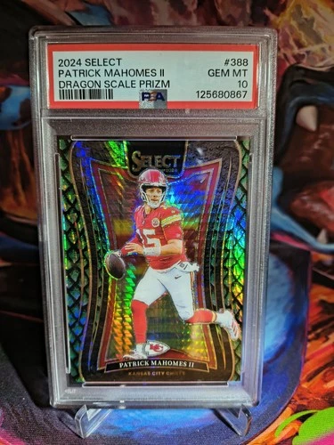 2024 Select Patrick Mahomes Suite Dragon Scale Prizm #’d /81 PSA 10 GEM MINT