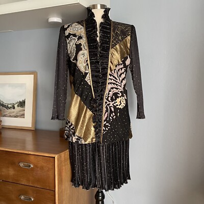 the golden asp dress shop Isla Gold Bandeau Knit Short Dress main image 0