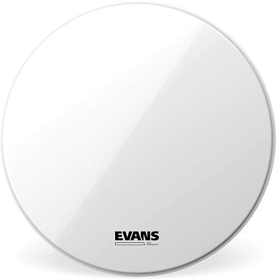 Evans 18'' EQ3 Smooth White No Port Version Bass Drum Head Skin BD18RSW-NP