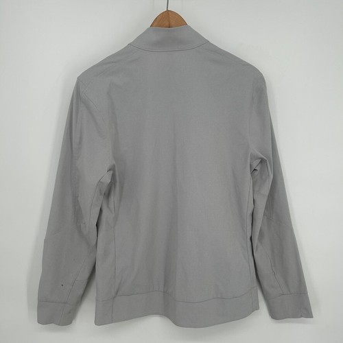 Lululemon Jacket Mens Small Gray Airing Easy Bomber Full Zip Athleisure - Picture 6 of 9
