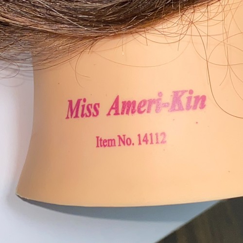 Marianna Miss Ameri-Kin No. 14112 Mannequin Head Cosmetology 100% Real Hair - Picture 7 of 7