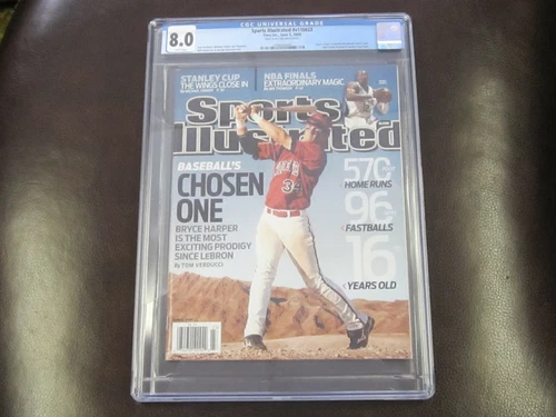 Sports Illustrated 2009 Philadelphia Phillies Bryce Harper CGC 8.0 Universal Grd
