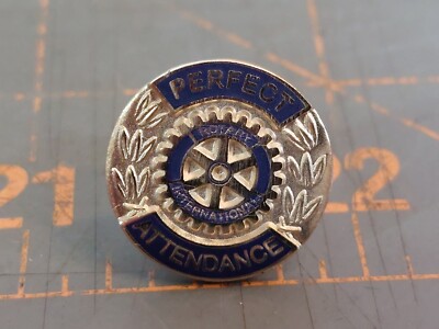 Vintage Rotary International Perfect Attendance pin