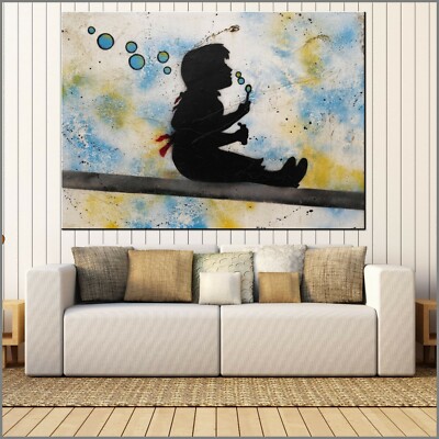 Banksy's Bubble Girl mural was バンクシー Girl blowing Banksy's Bubble Girl mural was バンクシー Girl blowing