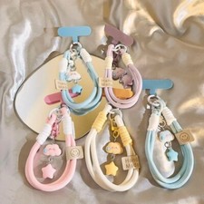 Weave Phone Wrist Strap with Phone Tether Tab Cute Phone Bracelet