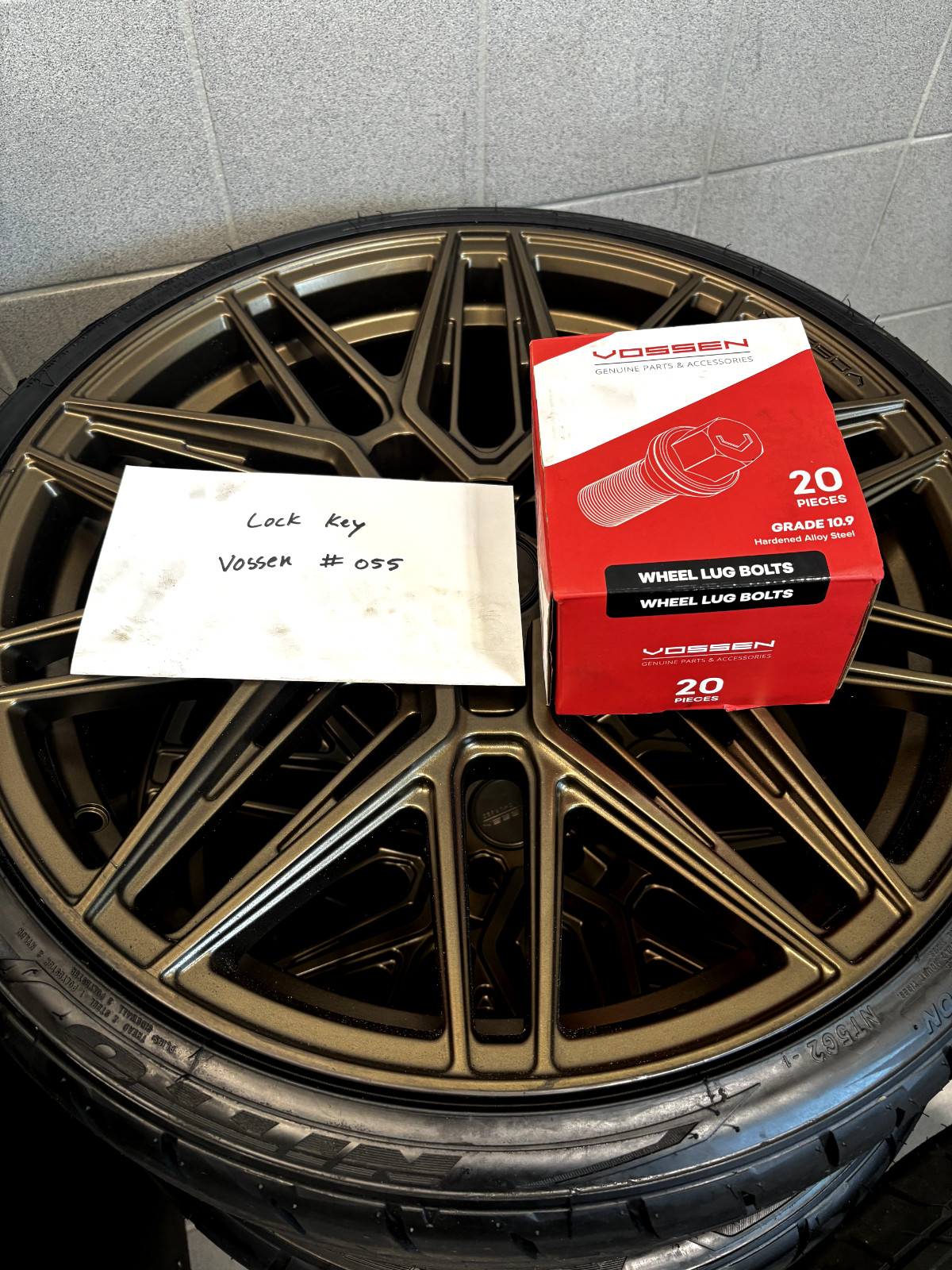 4 Vossen HF-7 Wheels with Nitto Tires.  (Ferrari F430 Fitment)